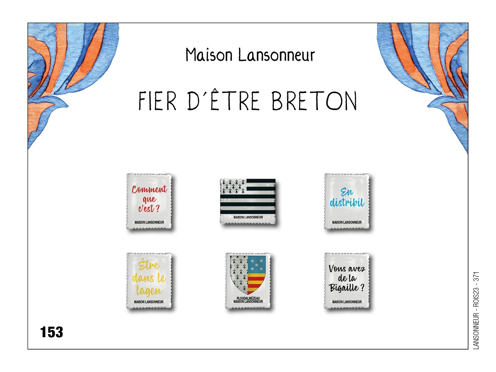 Fèves personnalisées Fier d'être Breton
